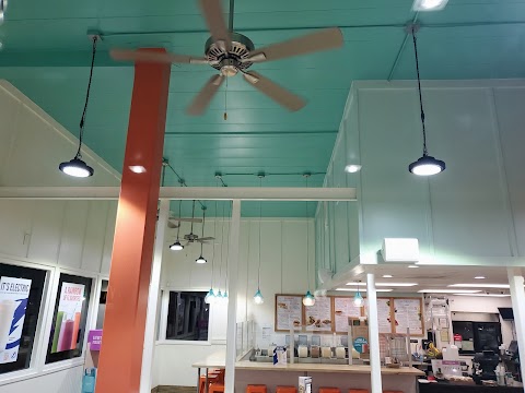 Bright cleaned restaurant interior
